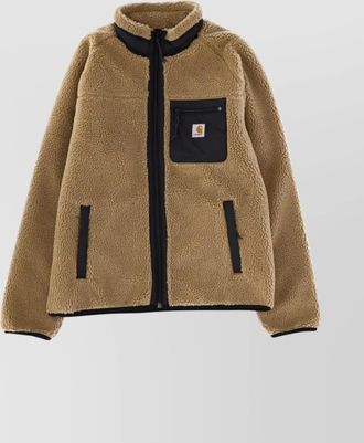 Carhartt Work in Progress fleece jacket with high collar and pocket