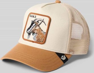 Goorin Brothers Trucker Cap mit Motiv-Patch Modell The GOAT in Cognac, Gr&ouml;&szlig;e 1