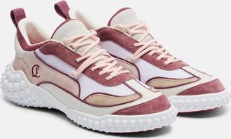 Christian Louboutin Mara suede and mesh sneakers