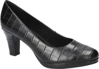 Easy Street Equinox Pump in Black Croco at Nordstrom, Size 8.5