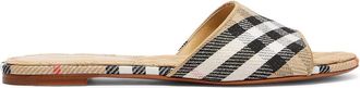 Burberry Sloane Check Slippers