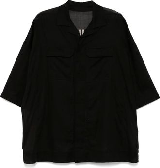 Rick Owens Camicia Magnum Tommy - Nero
