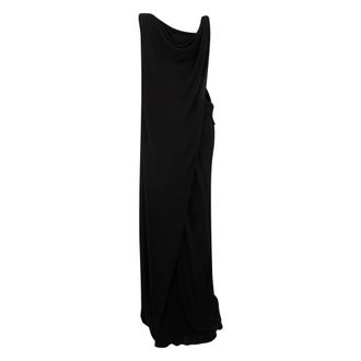 Alberta Ferretti Long Dress - female - Alberta Ferretti - Gowns - Black - L - Dresses