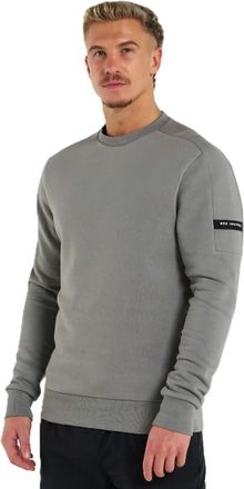 Bee Inspired Collection Hanley Crew Neck Jumper, Slim Fit, Grey - Size Medium