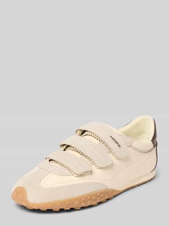Hoff Sneaker aus echtem Leder mit Klettverschluss Modell Bridge in Beige, Gr&ouml;&szlig;e 36