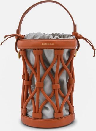 Coccinelle Crab Leather Koi Satchel