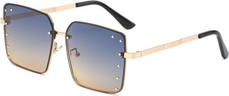 Generic Big Square Street Sunglasses, Men and For Women Internet Celebrity Outdoor Holiday Party Glasses