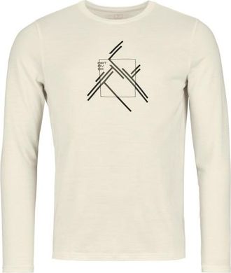 Ortovox 185 Merino Mountain Cutout L/S Merinoshirt f&uuml;r Herren | beige