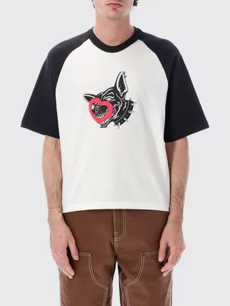 Vans T-shirt in cotone bicolor stampata