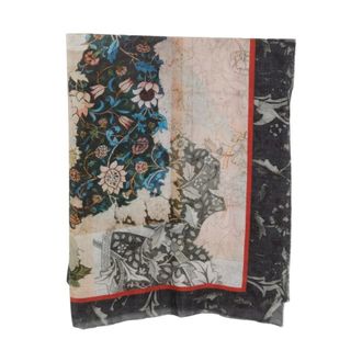 Faliero Sarti Accessoires, Dames, Bruin, ONE Size, Amabile Print Stole