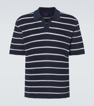 Ralph Lauren Purple Label Polo de algod&oacute;n a rayas