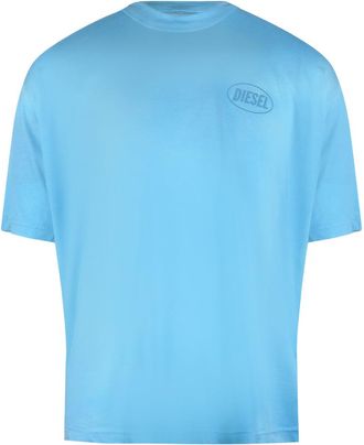 Diesel Montone Logo Blauw T-shirt