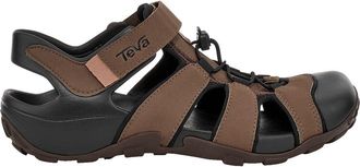 Teva Mens Forebay Closed Toe Sandals, Brown Turkish Coffee Tkcf001, 6 UK