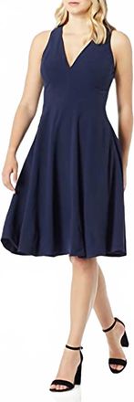 Dress The Population Catalina Midi Dress In Midnight Blue
