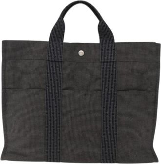 Herm&egrave;s Pre-owned Fourre-tout herline - Dames - Vintage Shopper - Grijs - ONE Size - Vintage