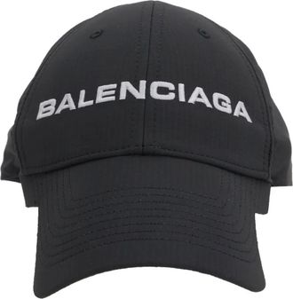 Balenciaga Cappello da baseball con logo - Nero