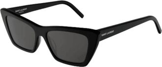 Saint Laurent Sl 276 Mica Zonnebrillen - Dames - Zonnebrillen - Zwart - 53 MM - Nylon - Accessoires