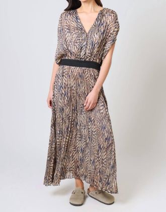 Traffic People Hera Maxi Dress In Navy
