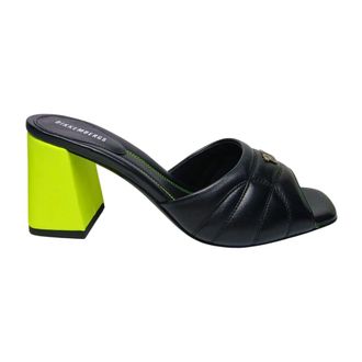 Dirk Bikkembergs Heeled Mules, female, Black, Size: 11 US Sandali Pelle