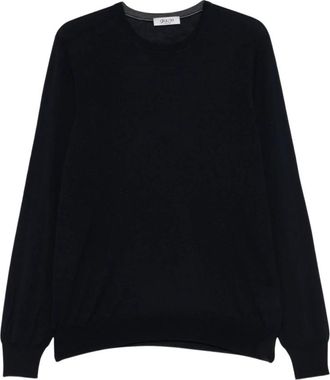 Gran Sasso Maglione Giuuno - Heren - Truien - Blauw - Maat: XL Wol