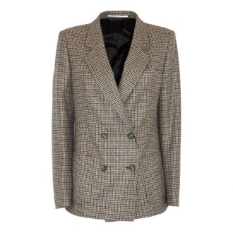 Tagliatore Blazers, female, Beige, Size: L Double-breasted Blazer