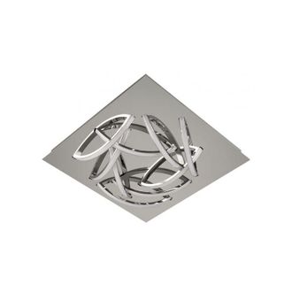 Fabrilamp Fabrilamp - Plafon Jorgina Cuad. Led 31,5w 3000k Cromo 2520 Lm 44x44x9 Cm