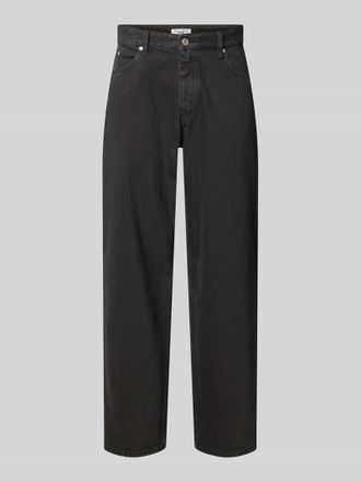 Marc O'Polo Denim Wide Fit Jeans aus reiner Baumwolle Modell STEN in Anthrazit, Gr&ouml;&szlig;e 30/32