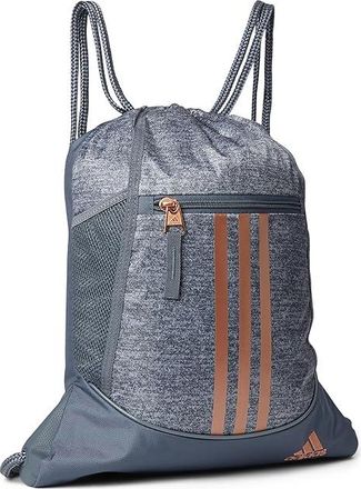 adidas Alliance II Sackpack Backpack Bags Jersey Onix/Rose Gold, Polyester