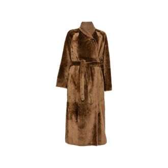 Yves Salomon Belted Reversible Shearling Coat