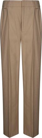 Dondup Straight Leg Smooth Tailored Trousers
