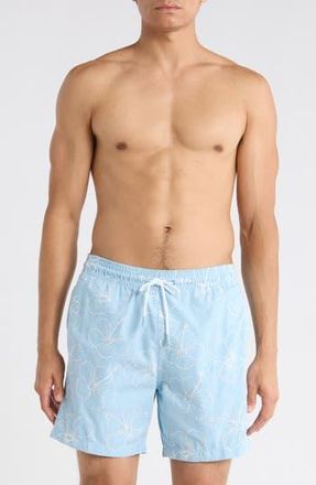 Trunks Surf & Swim Co. Sano 6.5-Inch Swim Shorts in Pale Blue at Nordstrom Rack, Size X-Large