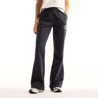 New Balance Mujer Reimagined Fleece Pant en Azul, Vell&oacute;n de Algod&oacute;n, Talla XS
