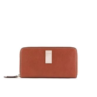 Piquadro Wallets & Cardholders, female, Brown, Size: ONE SIZE Four-Gusset Zip Wallet