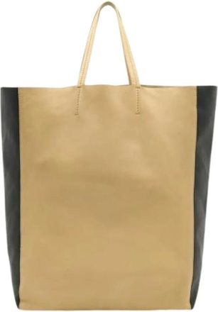 Celine Pre-owned Tote Bags, female, Beige, Size: ONE SIZE Pre-owned Vintage Tote Shoulder Bag