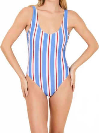 Solid & Striped Anne-Marie One Piece In Blue Multi