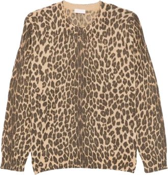 Liu Jo Truien & Vesten, Dames, Veelkleurig, M, Wol, Wollen trui met alpaca