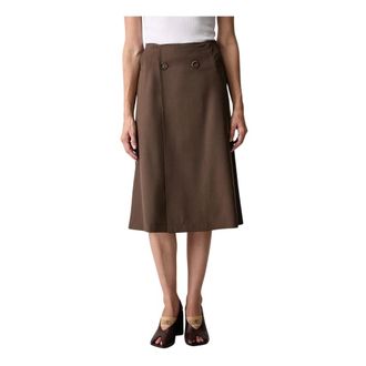 Maison Margiela Mujer, Faldas, Marr&oacute;n, Talla: S