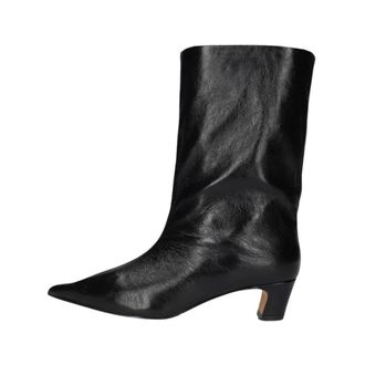 Steve Madden Lytton Enkellaarsjes - Dames - Schoenen - Zwart - Maat: 41 EU Leer