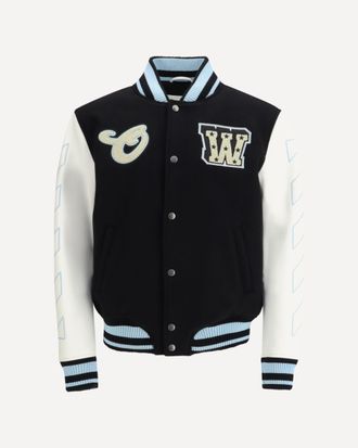 Off-white Varsity Star Logo Jacket Male 46