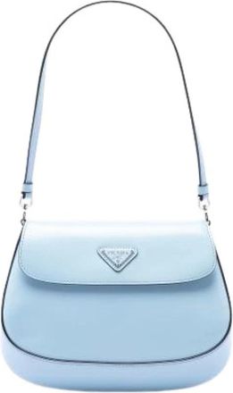 Prada Borsa a spalla Pre-owned in pelle - - Pre-owned - Donna - Blu - ONE SIZE