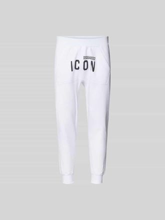 Dsquared2 Sweatpants mit Label-Print in Weiss, Gr&ouml;&szlig;e XXXL