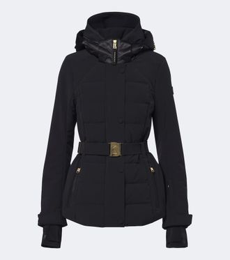 Bogner Elva hooded belted ski jacket
