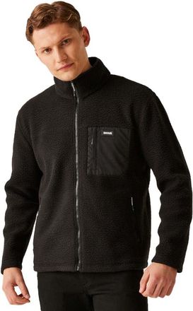 Regatta Mens Frankie Borg Fleece (S) (Black)