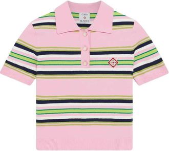Casablanca Gestreiftes Casablanca-Polo