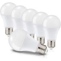 OEM Bombillas Led E27 A60 De 12 W (equivalentes A 100 W), Casquillo Edison, Luz Blanca Fr&iacute;a De 6000 K, 1150 L&uacute;menes, 220-240 V, Paquete De 6, No Regulable