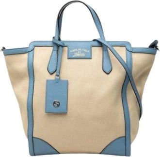 Gucci Pre-owned Vintage Satchel - Pre-owned - Mujer - Beige - ONE SIZE