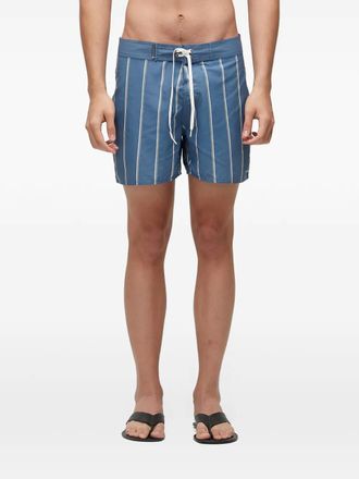 Osklen Guethary striped swim shorts - Blue