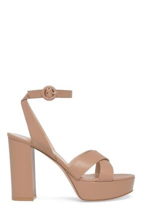 Gianvito Rossi Sabrina Sandals in Pink Nappa at Nordstrom, Size 39.5