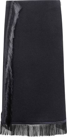 Jil Sander Midi Skirt With Fringes