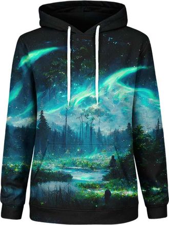 Mr. Gugu & Miss Go Aurora Forest Hoodie